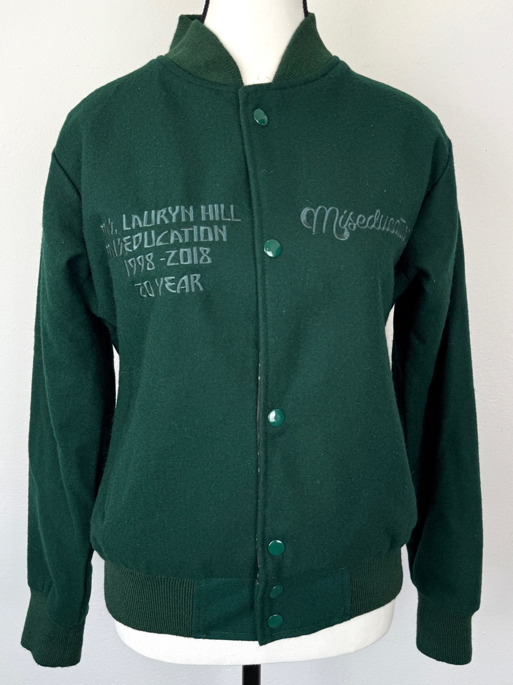 Melody Ehsani S Lauryn Hill Miseducation 20th Anniversary Green Bomber Jacket